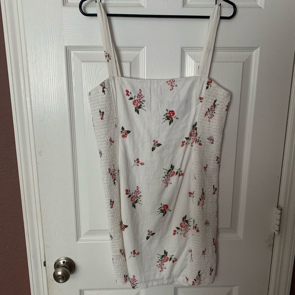 White Floral dress